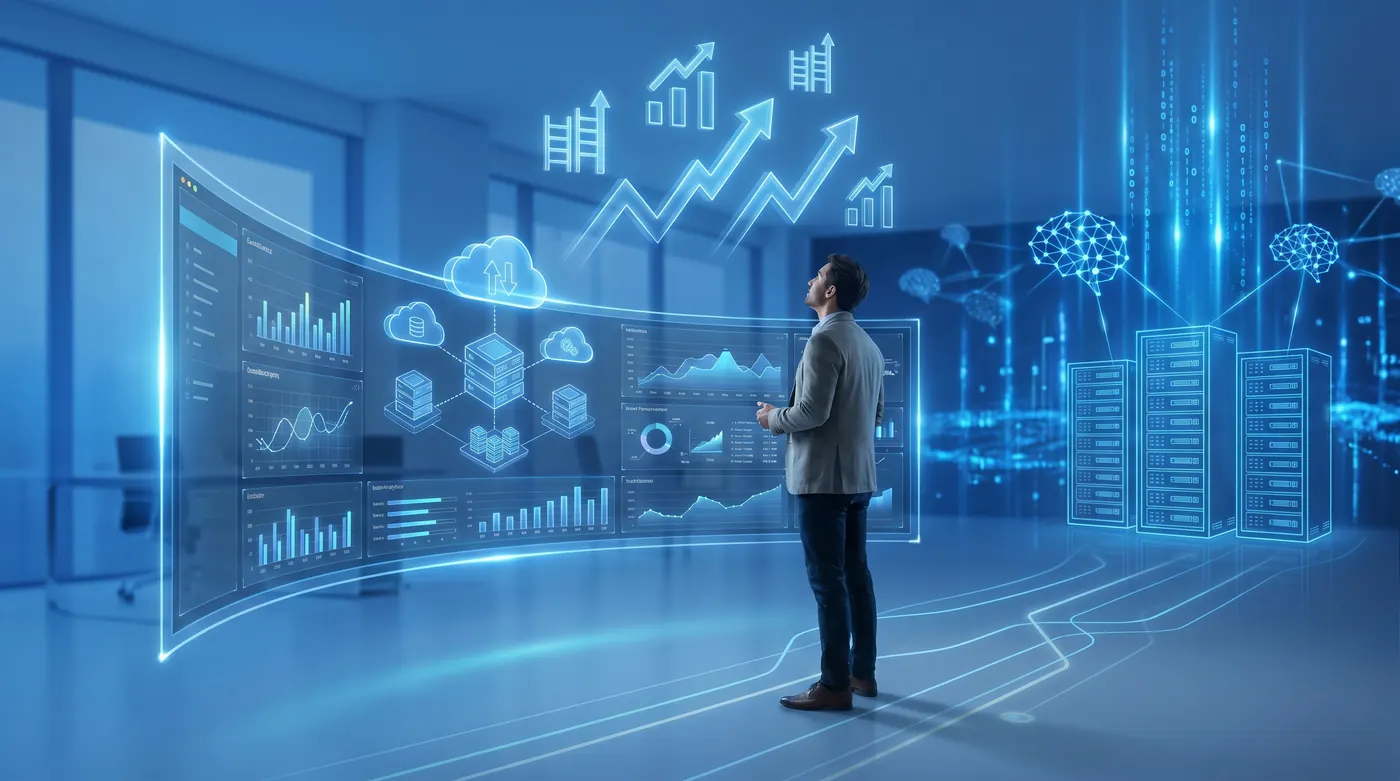 Data engineering and AI automation control room representing career opportunities